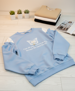 بلوز دورس دخترانه طرح پروانه