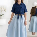 شومیز بچگانه دخترانه پارچه ایوا وارداتی