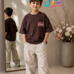 تیشرت بچگانه cutest پسرانه – قهوه‌ای