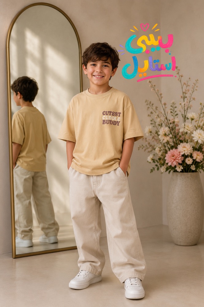 تیشرت بچگانه cutest پسرانه – کرم