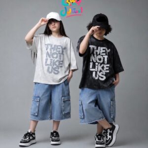 تیشرت باکسی THEY NOT – مشکی