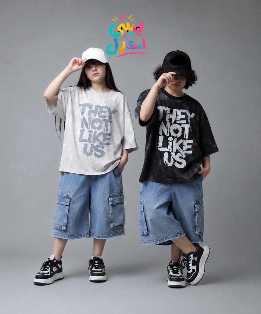 تیشرت باکسی THEY NOT – مشکی